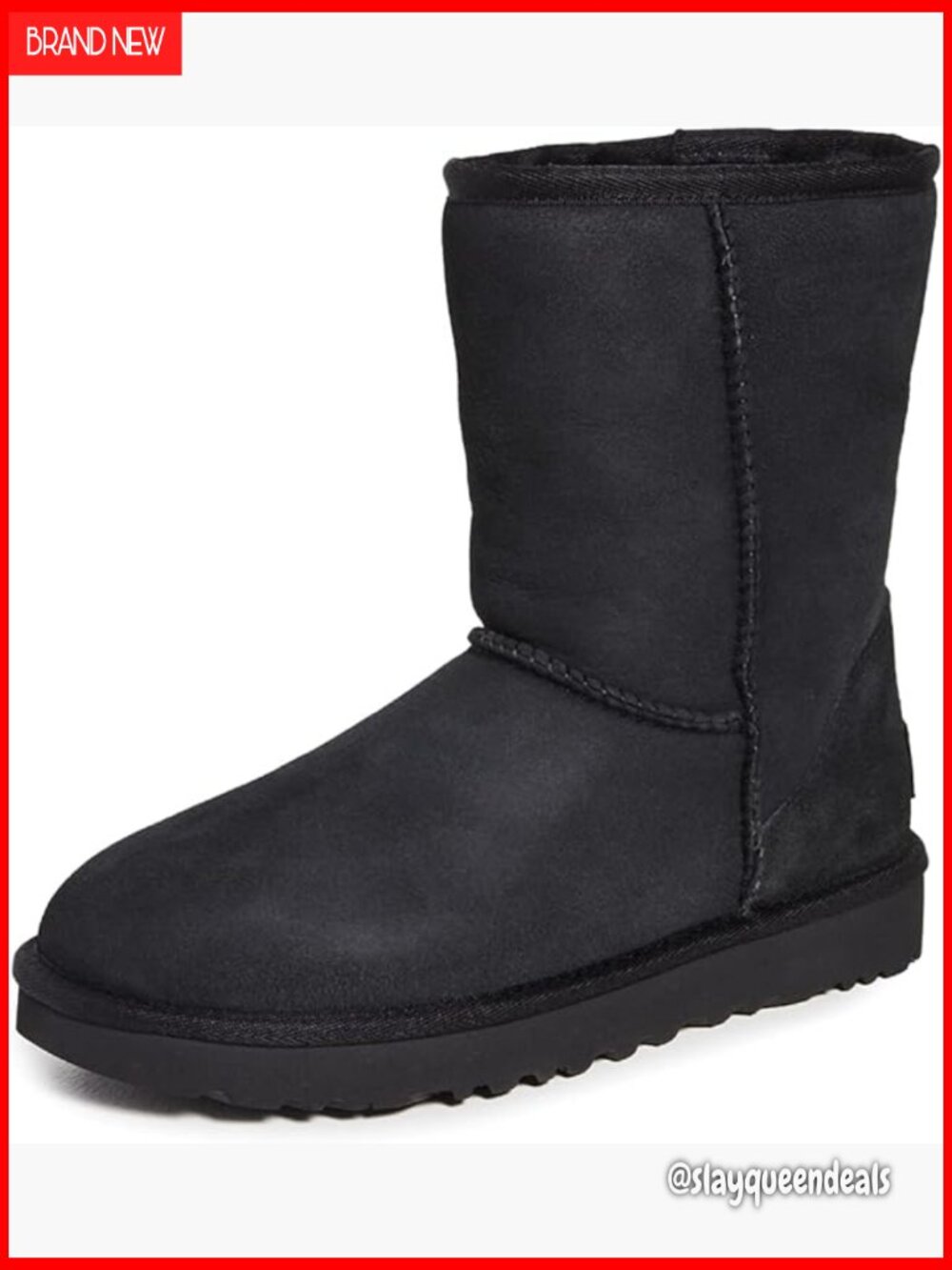Shearling Lined Mid-Calf Boots, Round Toe, Pull-On Style, Work Boot